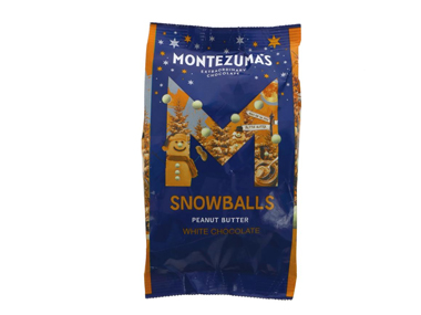 Montezuma Peanut Butter Snow Balls