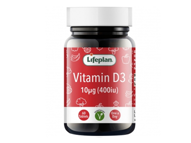 Vitamin D3 400iu - 60 tablets