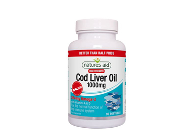 Cod Liver Oil 1000mg 90 capsules