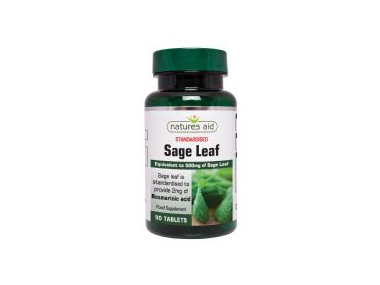 Sage Leaf 90 tablets | Buy Natures Aid Sage Leaf 500mg ...