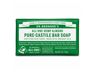 Dr Bronner Almond Castile Bar Soap